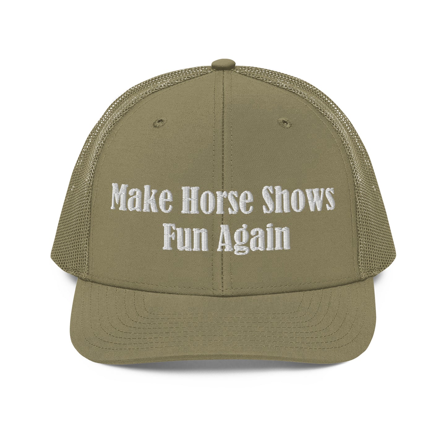 Make Horse Shows Fun Again - Richardson